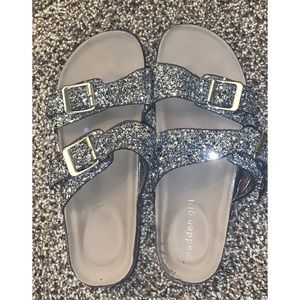 Sparkly Birkenstock Style Sandals